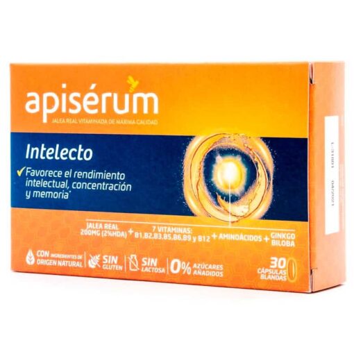 Comprar online Apiserum intelecto 30 capsulas