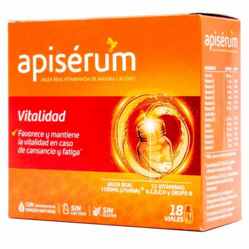 Comprar online Apiserum vitalidad  18 viales