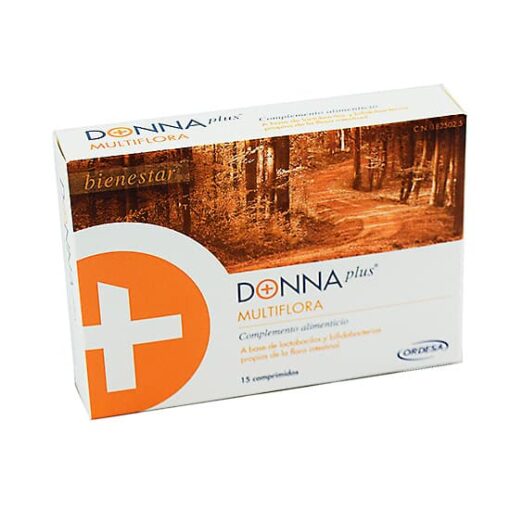 Comprar online Donna Plus Multiflora 15 Comprimidos