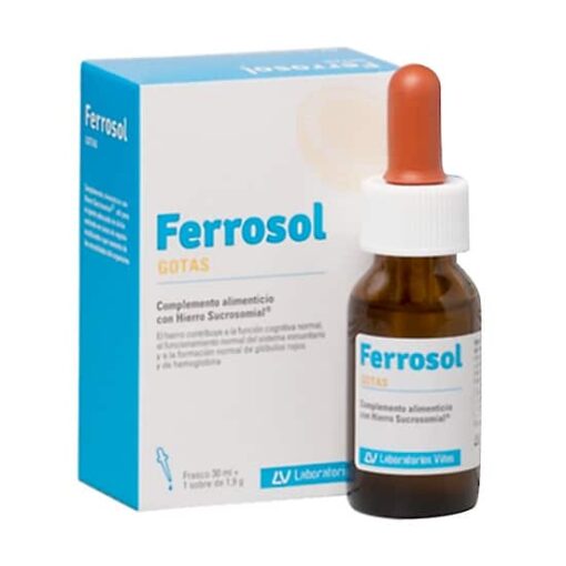 Comprar online Ferrosol gotas 30 ml + sobres 1