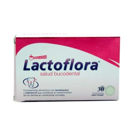 Comprar online Lactoflora salud bucodental fresa 30 com