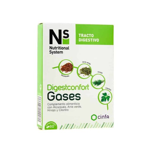 Comprar online Ns digestconfort gases 60 comprimidos
