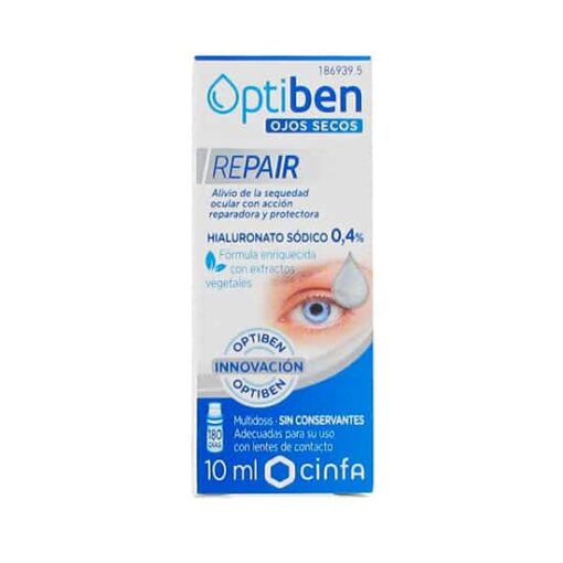 Comprar online Optiben ojos secos repair frasco 10 ml