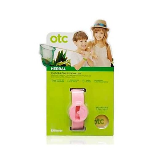 Comprar online Otc herbal pulsera citronela rosa
