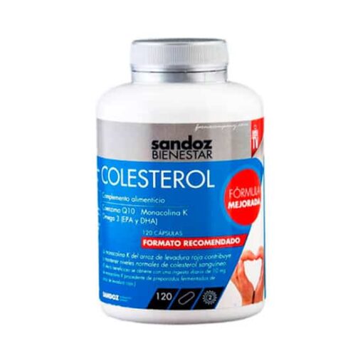 Comprar online Sandoz bienestar colesterol 120 caps