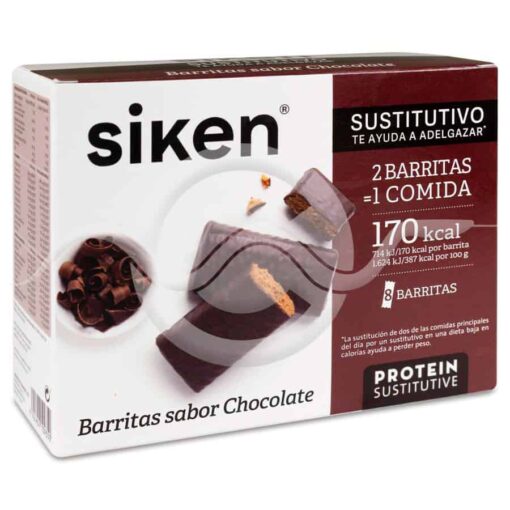 Comprar online Siken Susti Barrita Choco 8 Unidades