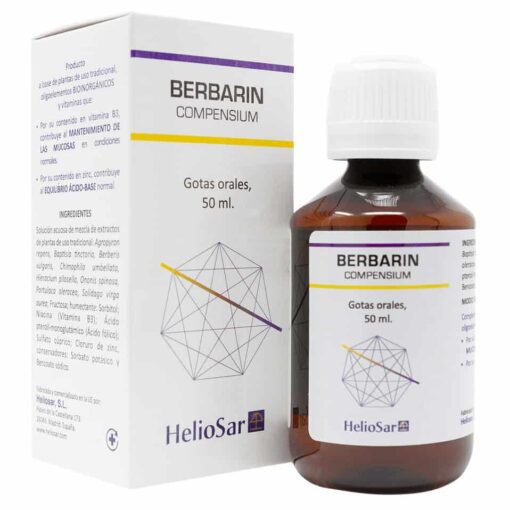 Berbarin compensium gotas 50 ml heliosar