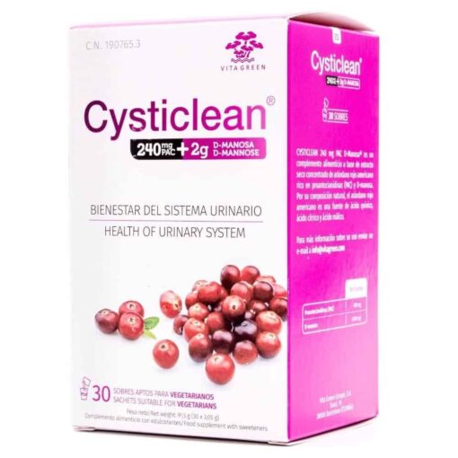 Cysticlean 240 Mg D-Manosa 30 Sobres