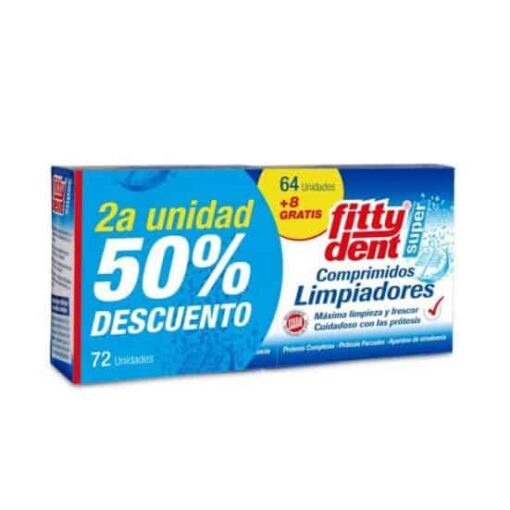 Fittydent limpiador 72 pack 2™ ui 50 %