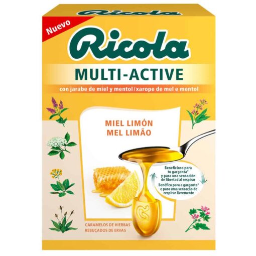 Ricola multiact 51g miel limon