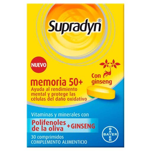 Supradyn memoria 50+ 30 comprimidos