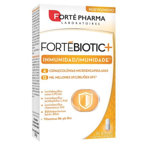 Fortebiotic+ Inmunidad 20 Caps.