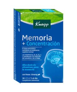 Kneipp Memoria Y Concentracion 30 Caps.