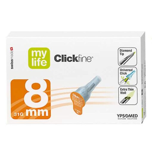 Clickfine Aguja Insulina 31gx8mm 100und