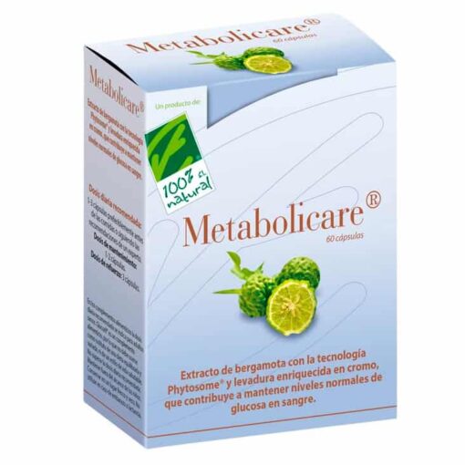 Metabolicare 60 Capsulas    100% Natural