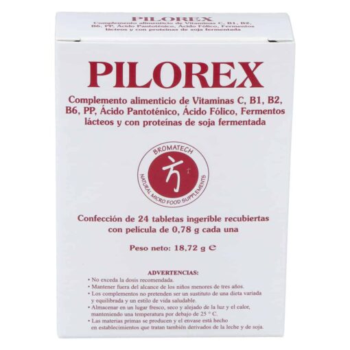 Pilorex 24 Tabletas            Bromatech