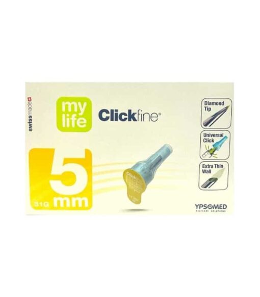 clickfine agujas 5mm insulina