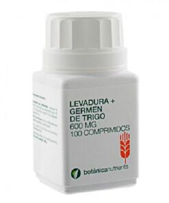 Levadura +germen trigo 100comp  botanica
