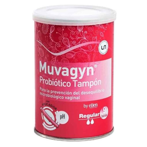 Muvagyn Probiotico Tampon C/Aplic Reg 9u
