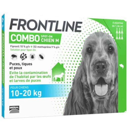 Frontline Combo Perros 10-20 Kg 6 Pipetas