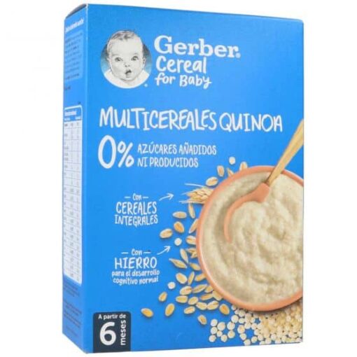Gerber Multicereales Quinoa 0% 6 X 270 Gramos